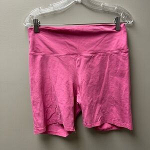 TNA Pink High Rise Biker Shorts